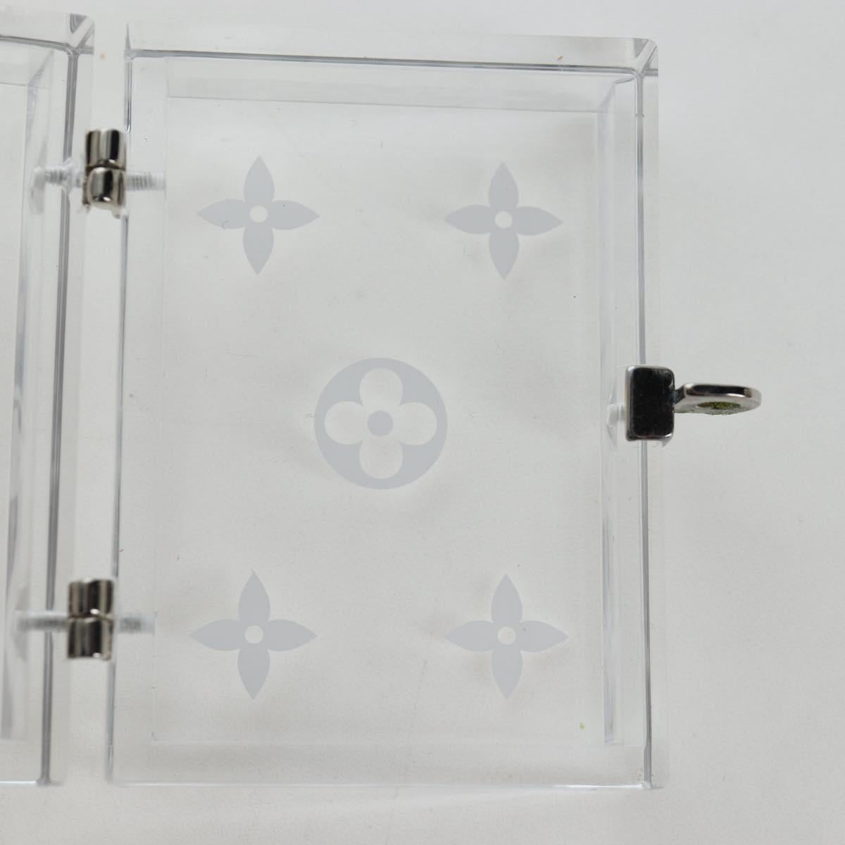 LOUIS VUITTON Dice plastic Clear LV Auth BA15691M
