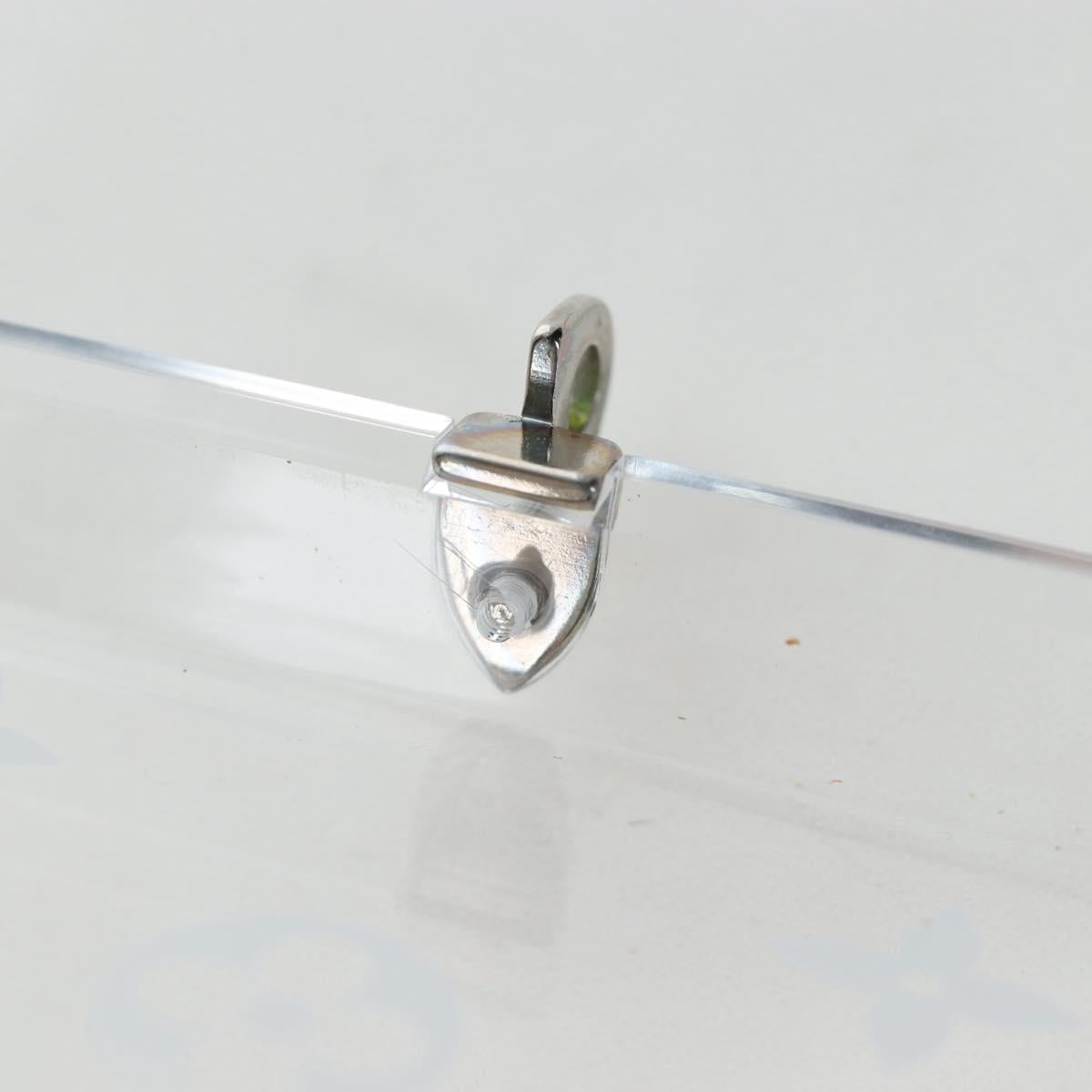 LOUIS VUITTON Dice plastic Clear LV Auth BA15691M