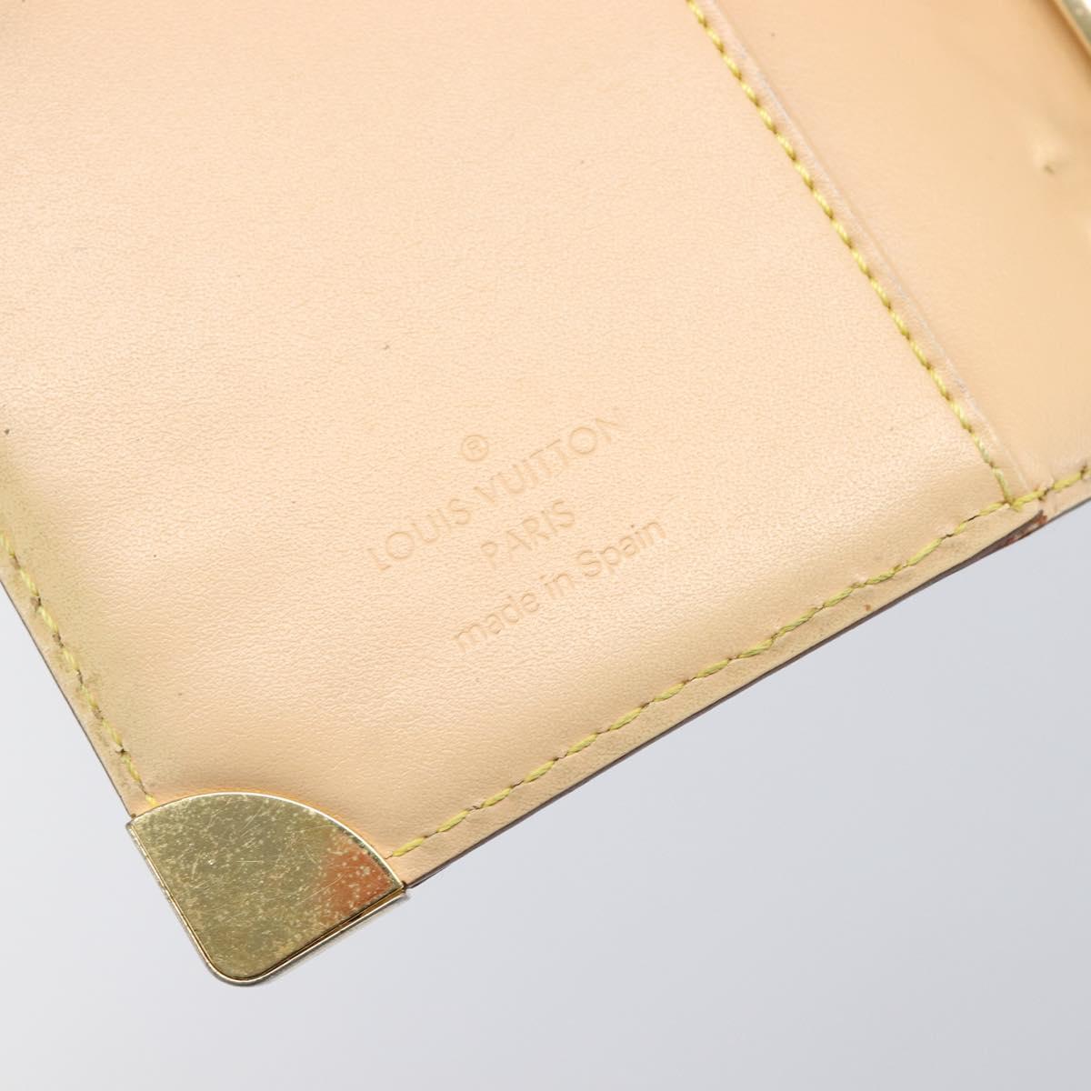 LOUIS VUITTON Monogram Multicolor Agenda PM White R21074 LV Auth BA15692