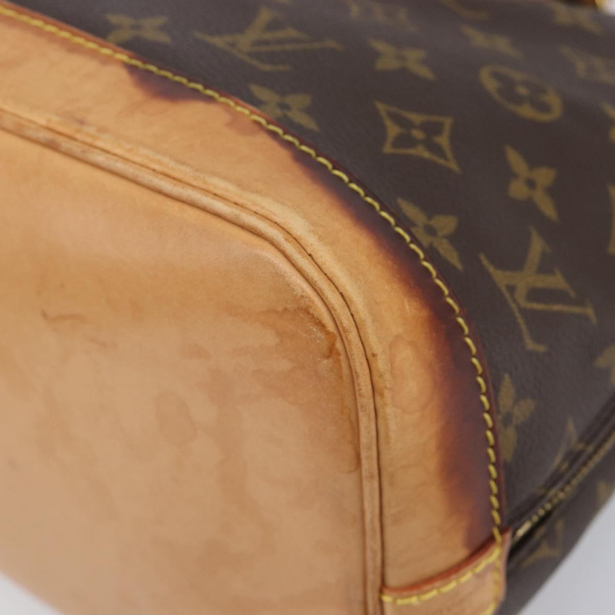 LOUIS VUITTON Monogram Alma PM Hand Bag M53151 LV Auth BA15699