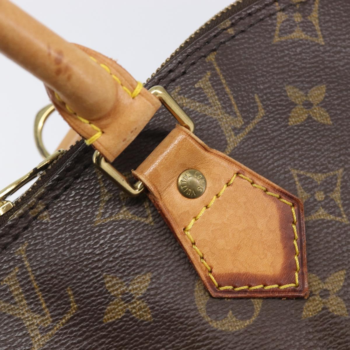 LOUIS VUITTON Monogram Alma PM Hand Bag M53151 LV Auth BA15699