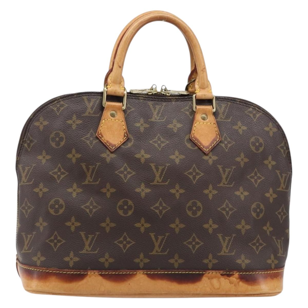 LOUIS VUITTON Monogram Alma PM Hand Bag M53151 LV Auth BA15699
