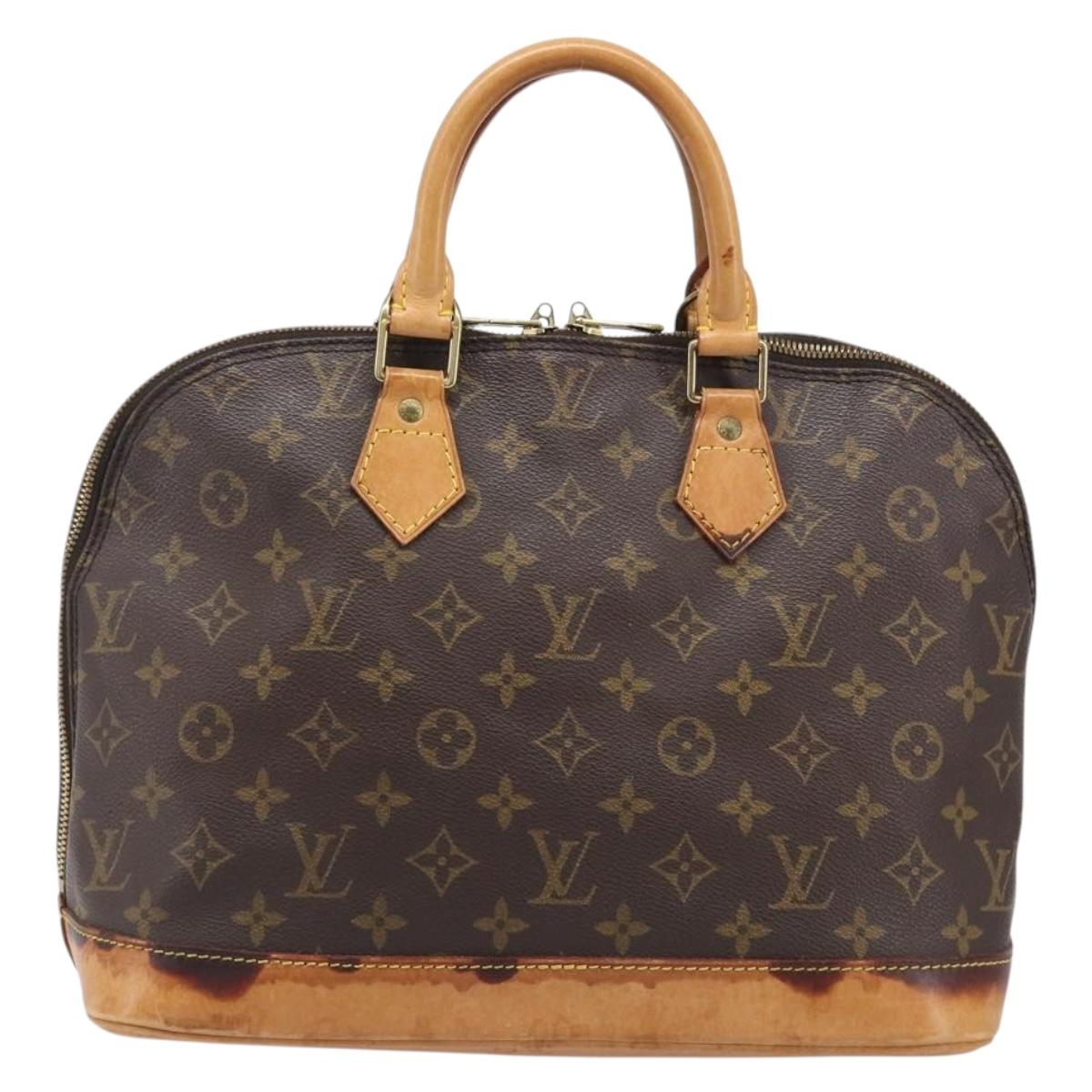 LOUIS VUITTON Monogram Alma PM Hand Bag M53151 LV Auth BA15699