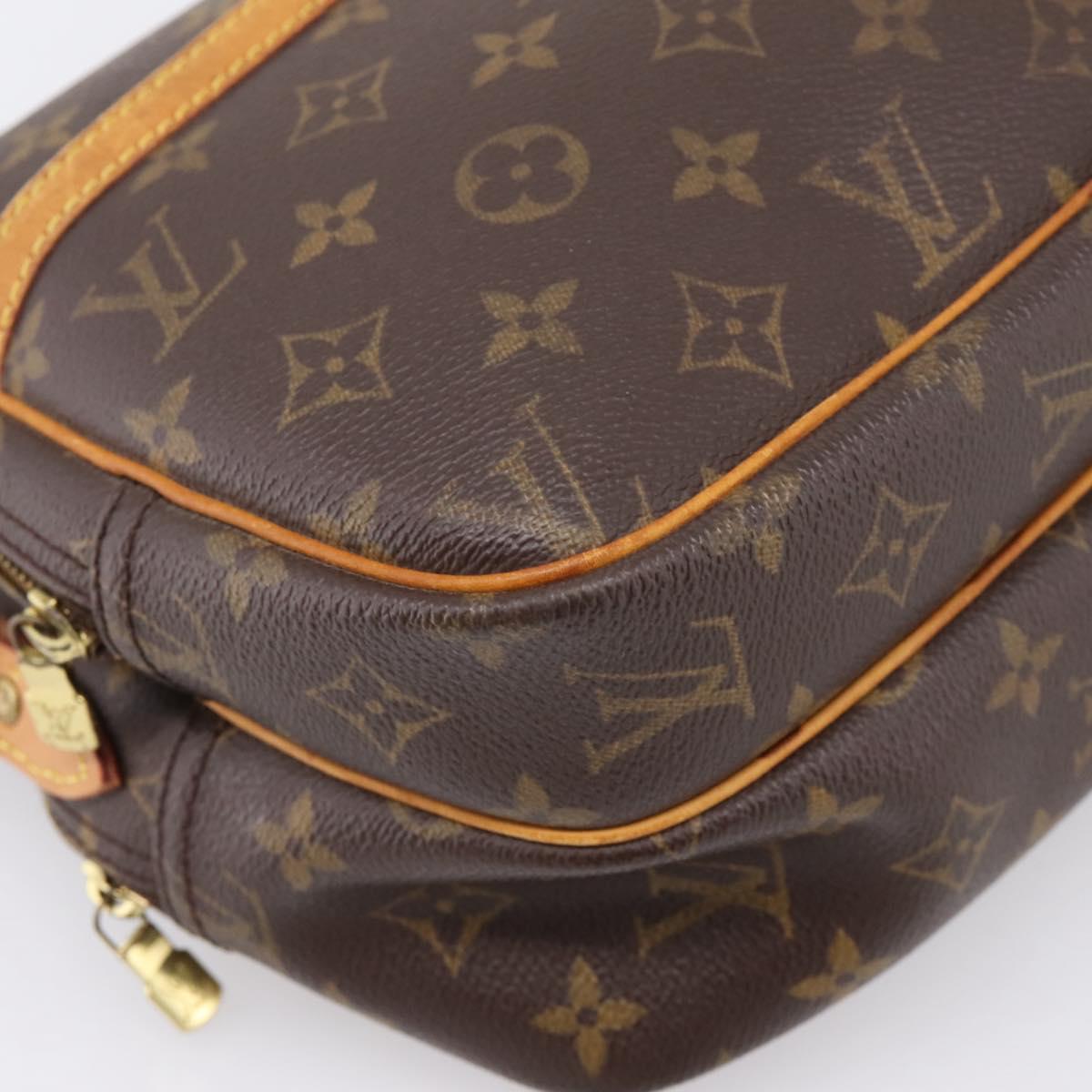 LOUIS VUITTON Monogram Reporter PM Shoulder Bag M45254 LV Auth BA15700