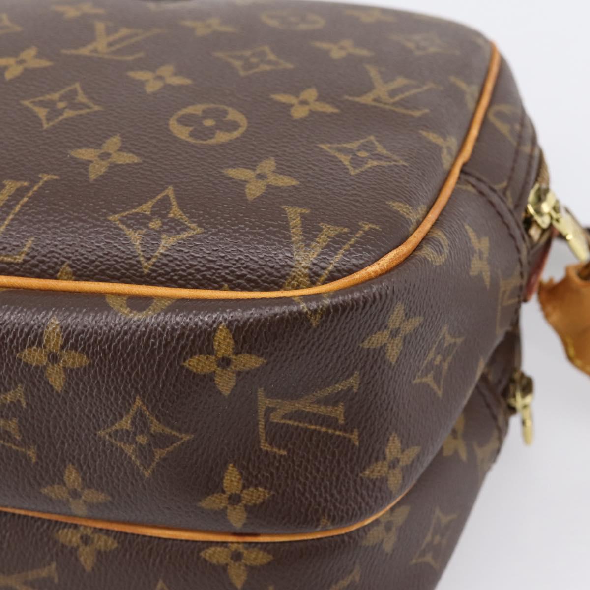LOUIS VUITTON Monogram Reporter PM Shoulder Bag M45254 LV Auth BA15700