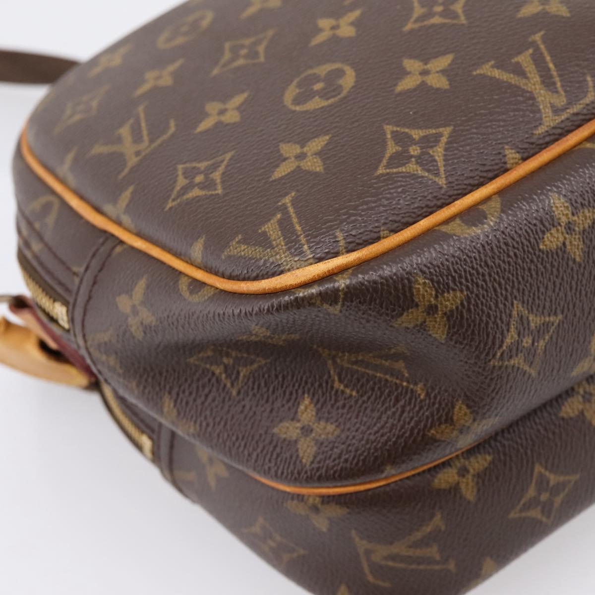 LOUIS VUITTON Monogram Reporter PM Shoulder Bag M45254 LV Auth BA15700