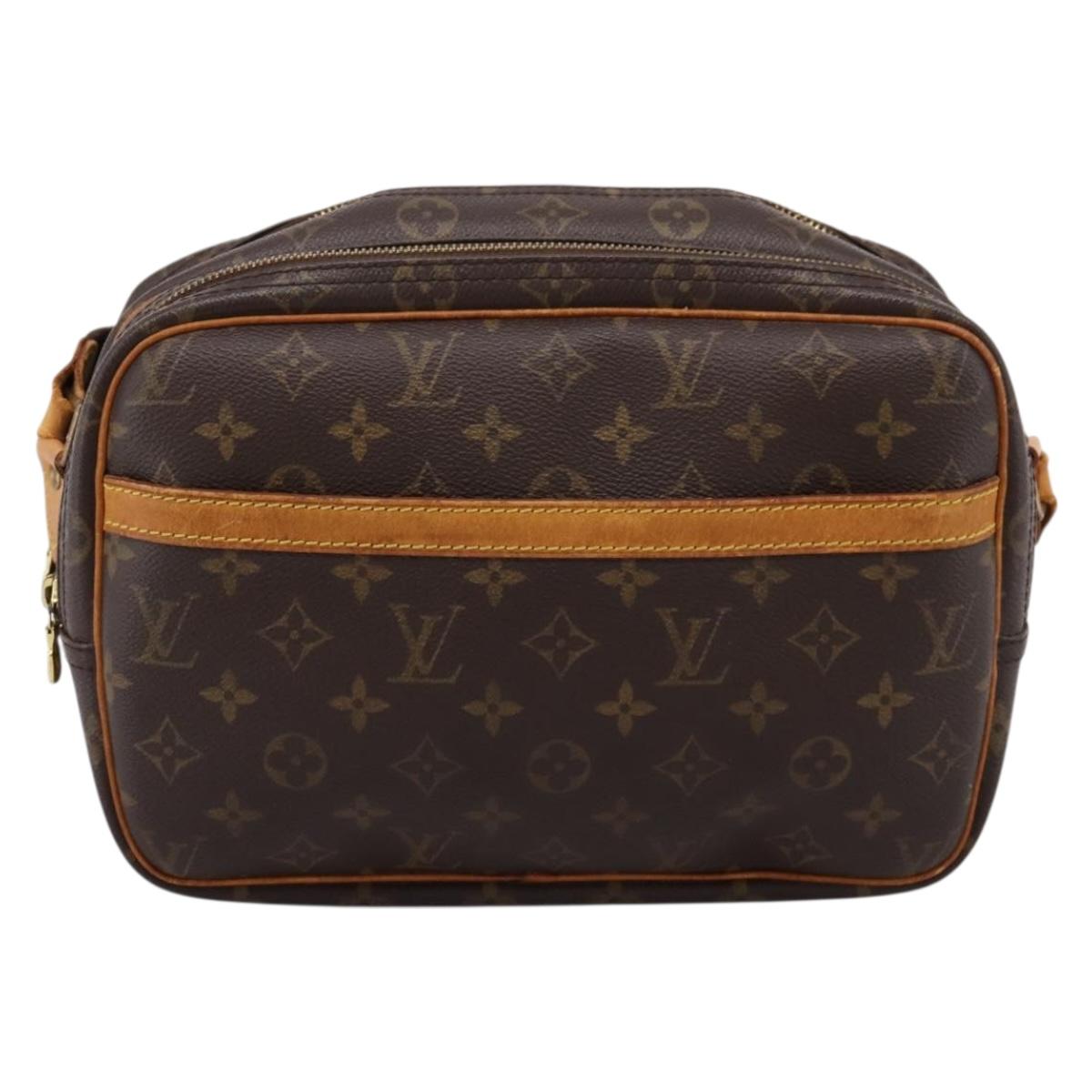 LOUIS VUITTON Monogram Reporter PM Shoulder Bag M45254 LV Auth BA15700