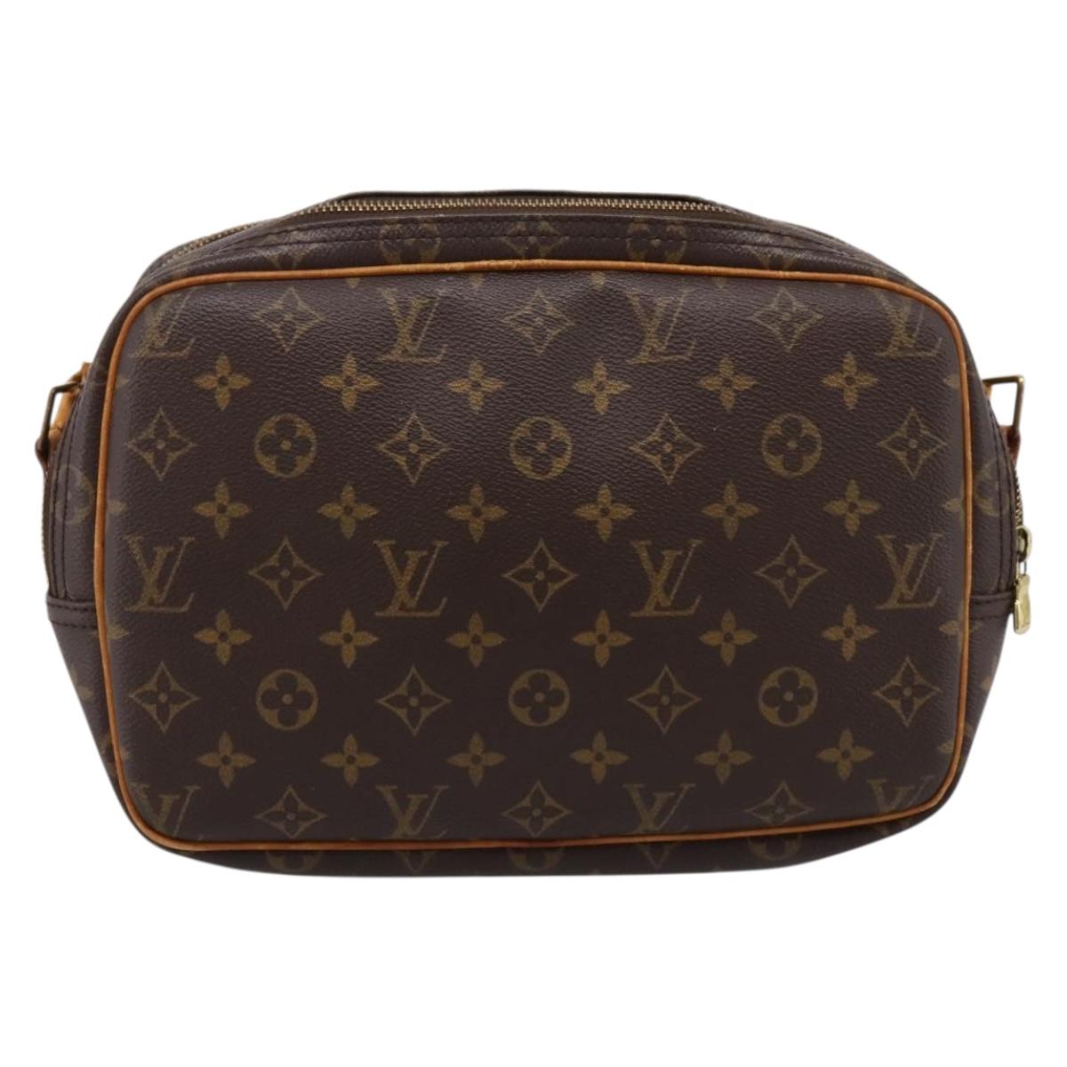 LOUIS VUITTON Monogram Reporter PM Shoulder Bag M45254 LV Auth BA15700