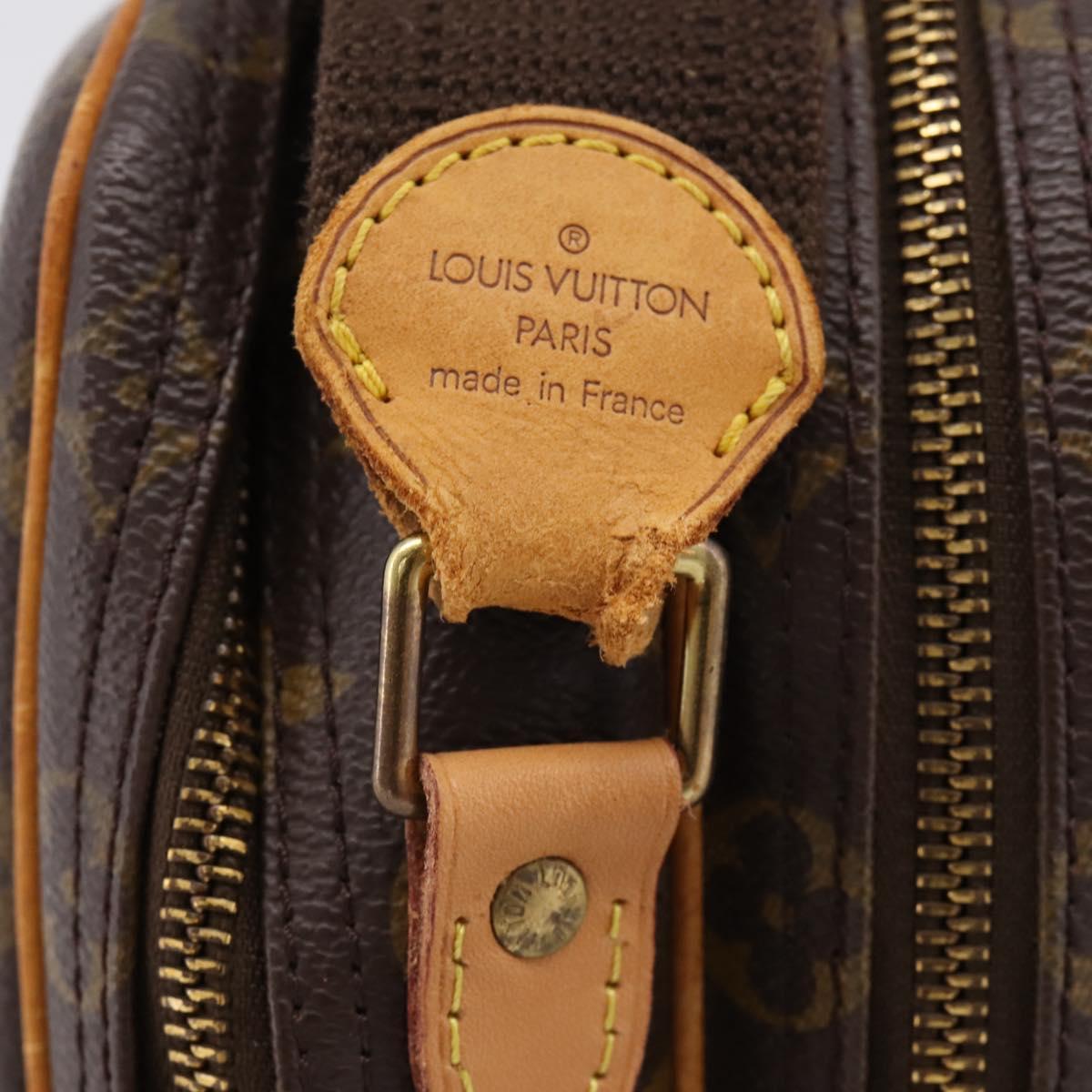 LOUIS VUITTON Monogram Reporter PM Shoulder Bag M45254 LV Auth BA15700