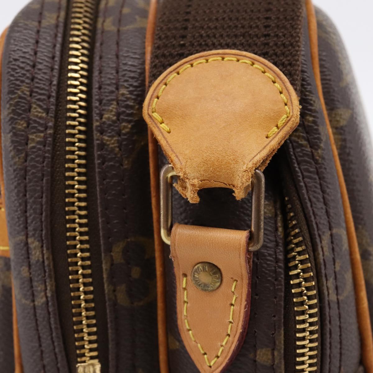 LOUIS VUITTON Monogram Reporter PM Shoulder Bag M45254 LV Auth BA15700