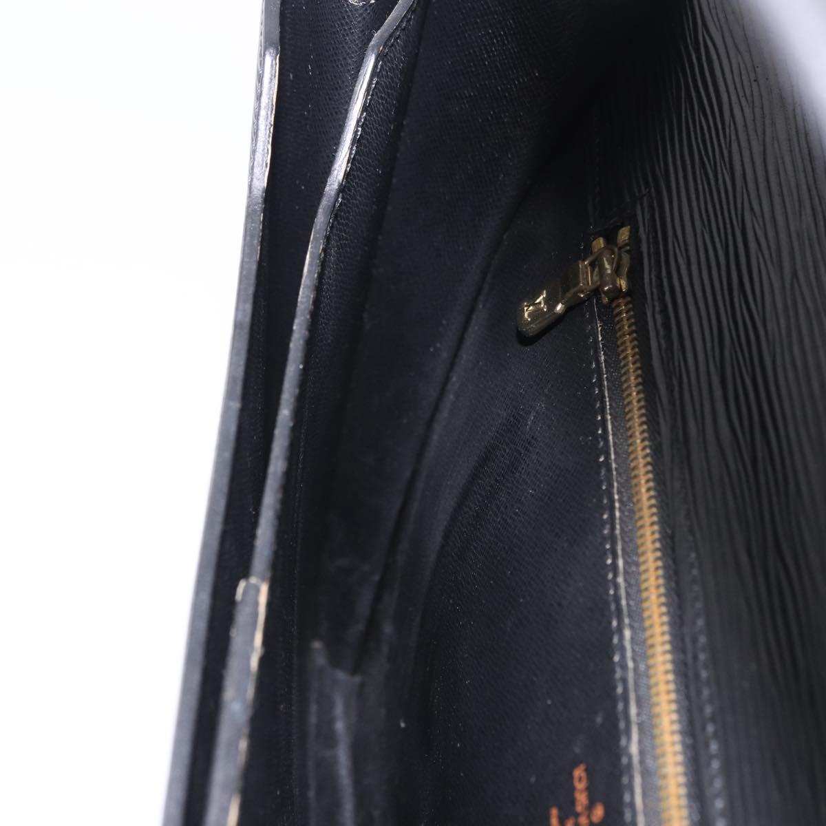 LOUIS VUITTON Epi Serviette Conseiller Business Bag Black M54422 LV Auth BA15701