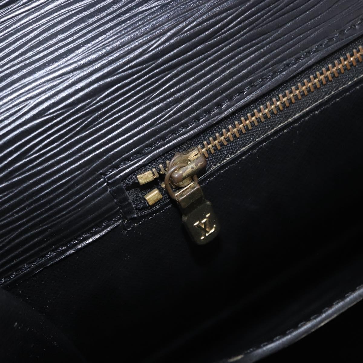 LOUIS VUITTON Epi Serviette Conseiller Business Bag Black M54422 LV Auth BA15701