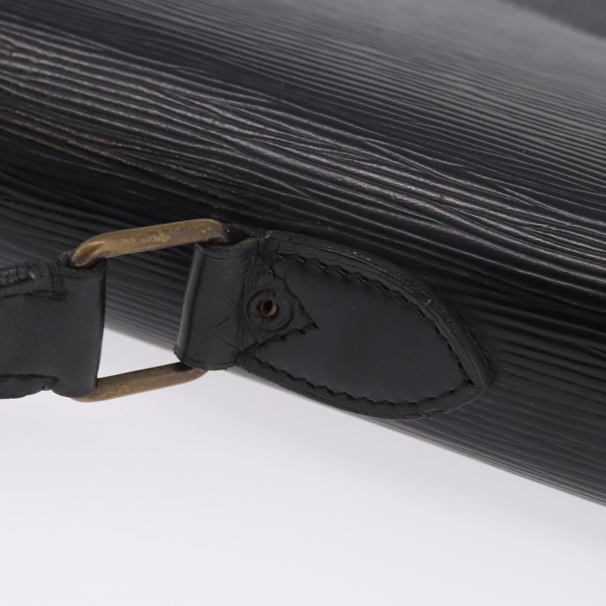 LOUIS VUITTON Epi Serviette Conseiller Business Bag Black M54422 LV Auth BA15701
