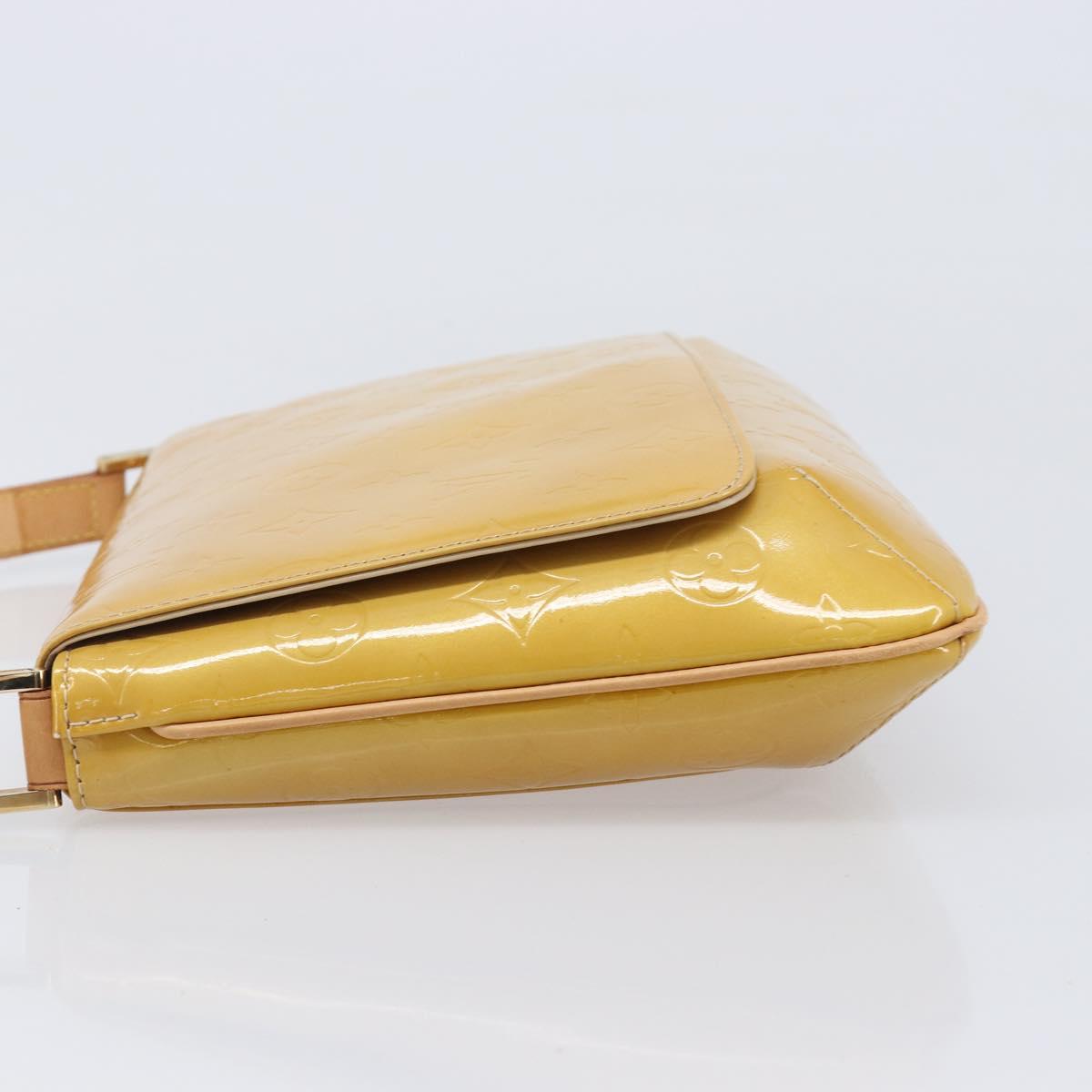 LOUIS VUITTON Monogram Vernis Thompson Street Bag Beige M91301 LV Auth BA15704