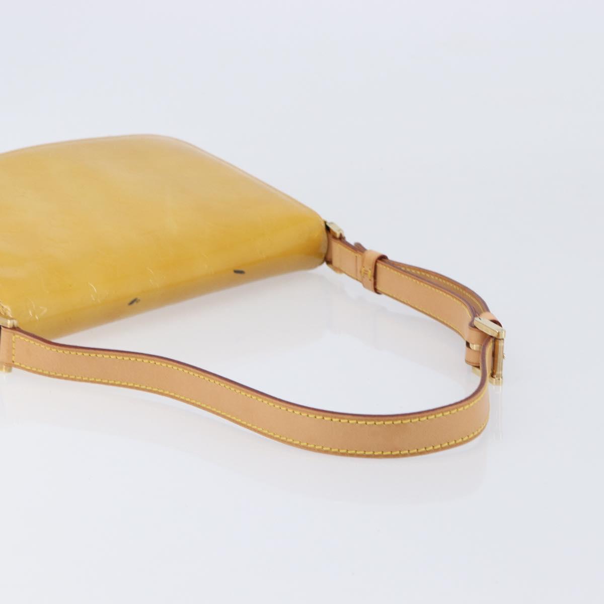 LOUIS VUITTON Monogram Vernis Thompson Street Bag Beige M91301 LV Auth BA15704
