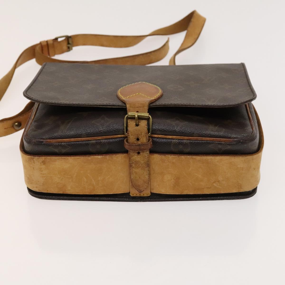 LOUIS VUITTON Monogram Cartouchiere GM Shoulder Bag M51252 LV Auth BA1571