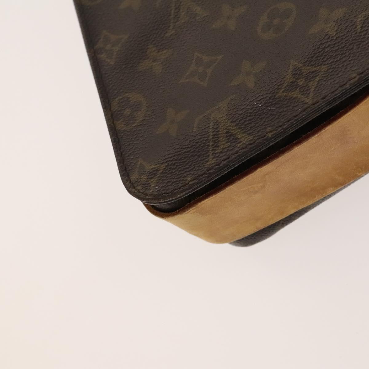 LOUIS VUITTON Monogram Cartouchiere GM Shoulder Bag M51252 LV Auth BA1571
