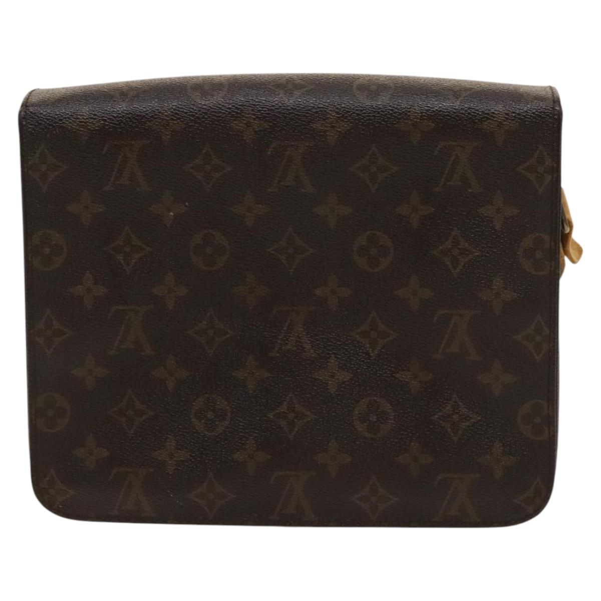 LOUIS VUITTON Monogram Cartouchiere GM Shoulder Bag M51252 LV Auth BA1571