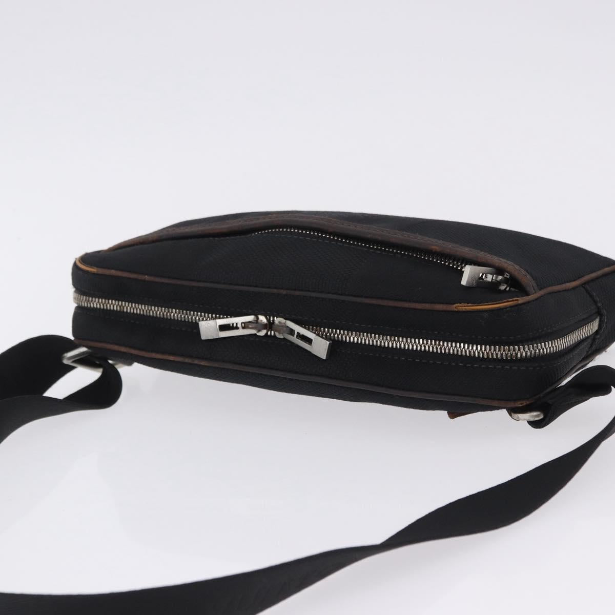 LOUIS VUITTON Damier Geant Acrobat Shoulder Bag Canvas Black M93620 Auth BA15710