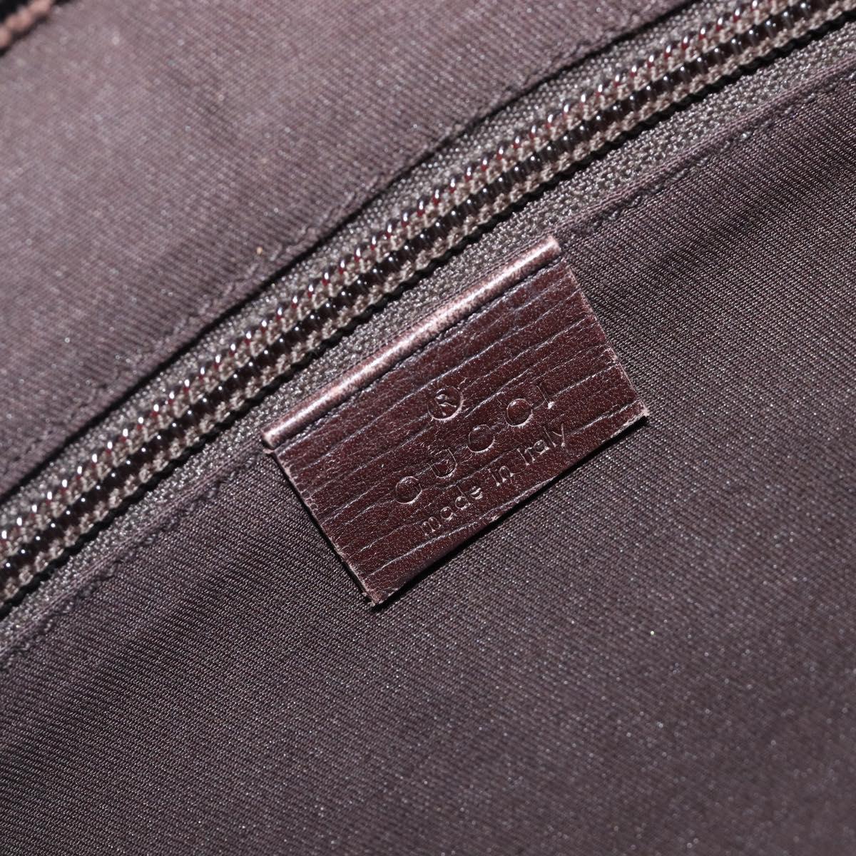 GUCCI GG Supreme Shoulder Bag PVC Beige Silver 114531 Auth BA15711