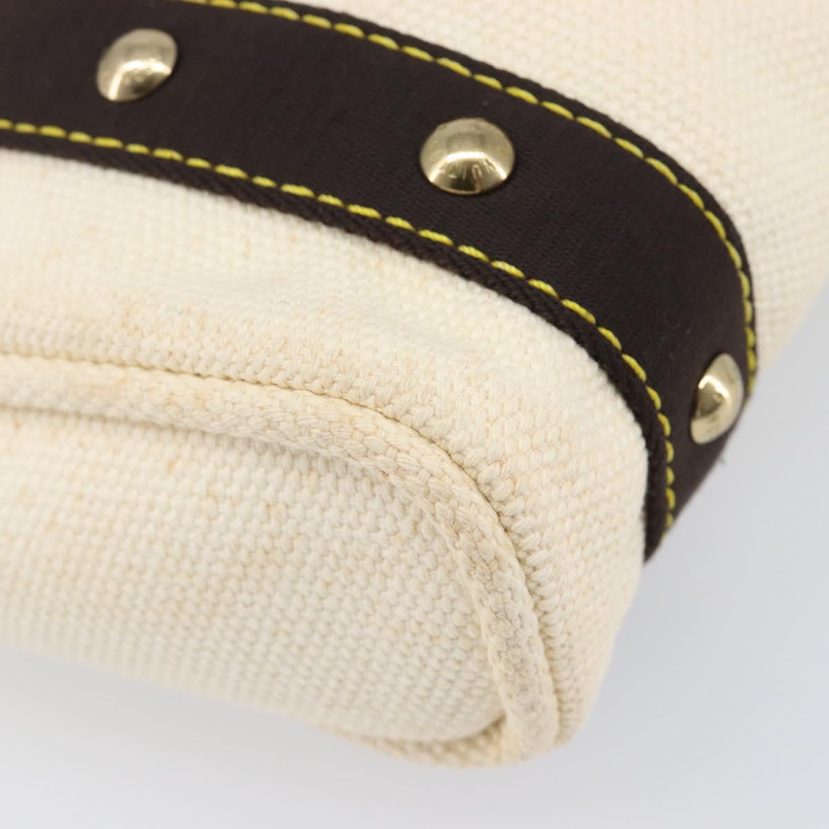 LOUIS VUITTON Antigua Cabas PM Hand Bag Black Beige M40039 LV Auth BA15712