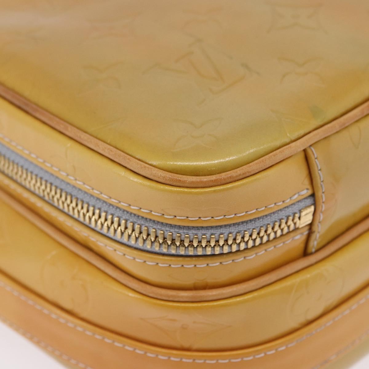 LOUIS VUITTON Monogram Vernis Wooster Shoulder Bag Gris M91036 LV Auth BA15713