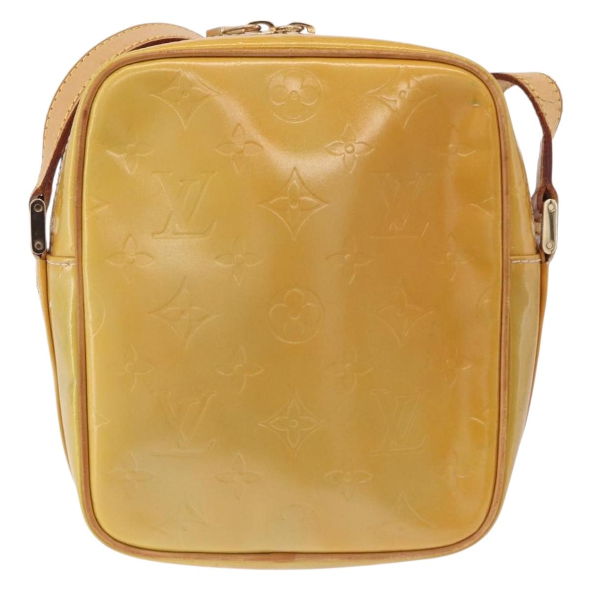 LOUIS VUITTON Monogram Vernis Wooster Shoulder Bag Gris M91036 LV Auth BA15713