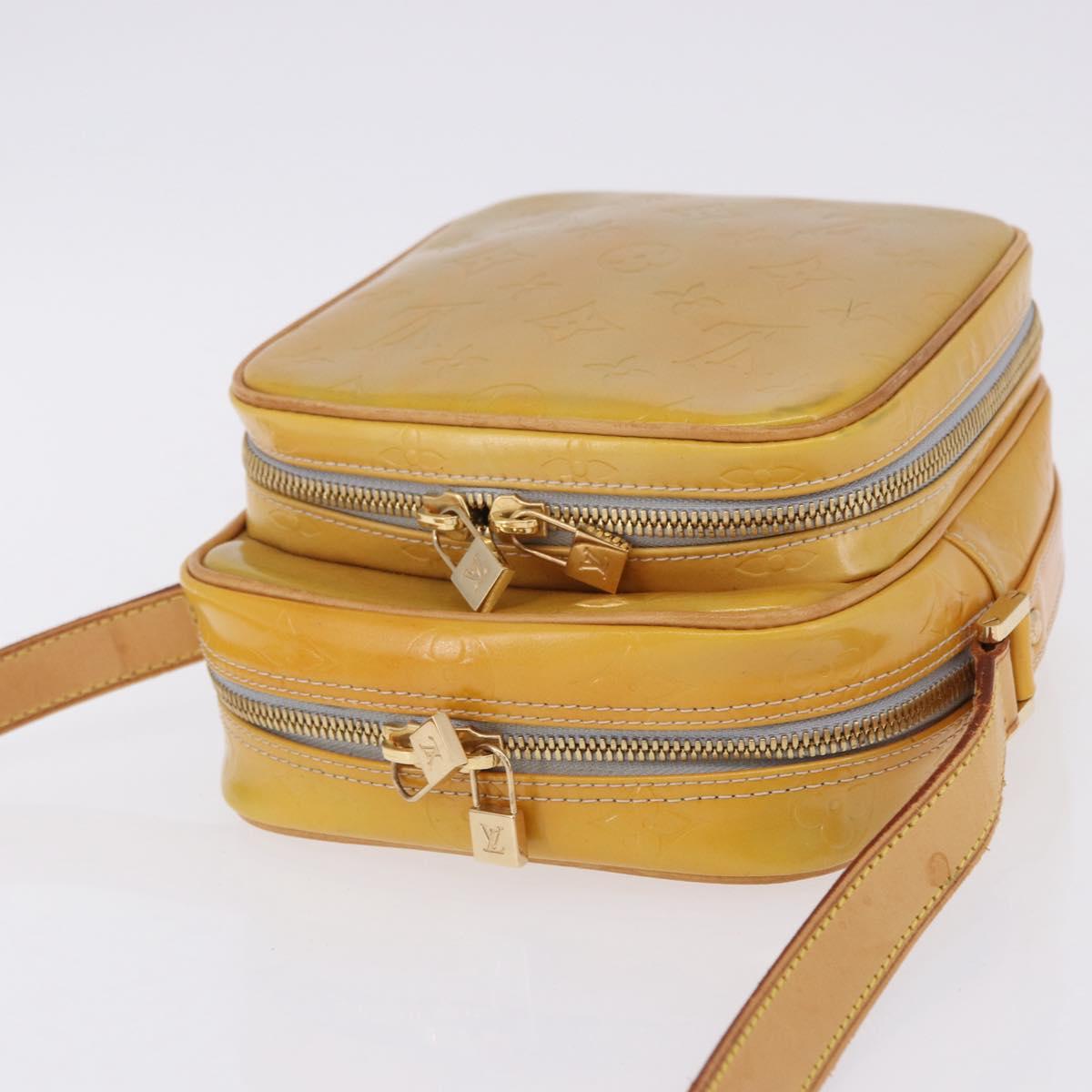 LOUIS VUITTON Monogram Vernis Wooster Shoulder Bag Gris M91036 LV Auth BA15713