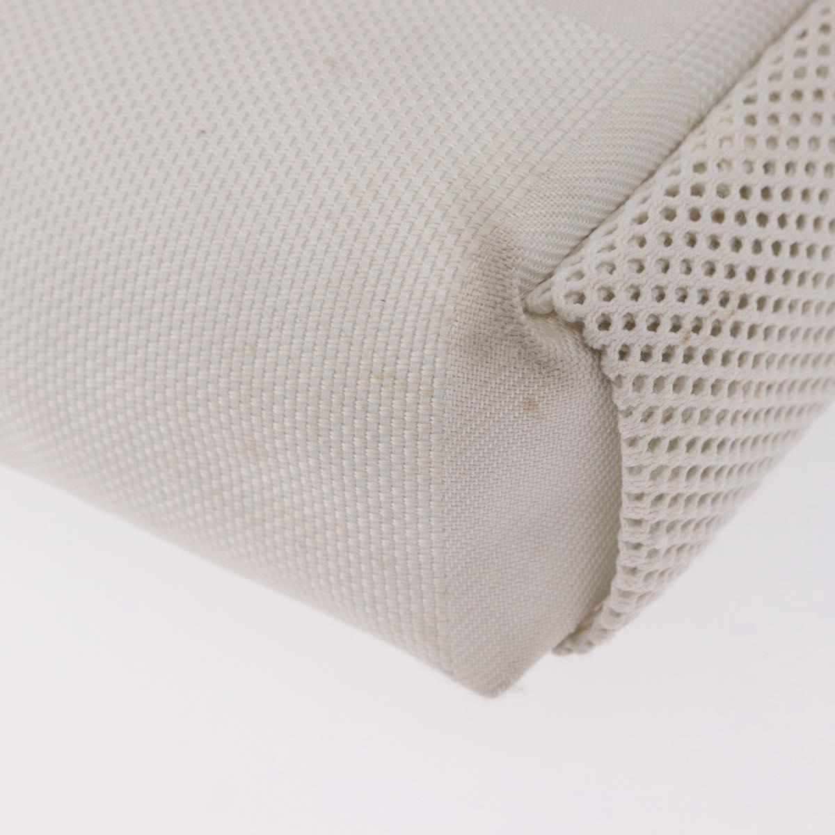 LOUIS VUITTON Damier Geant LV Cup Weatherly Bag White M80637 LV Auth BA15715