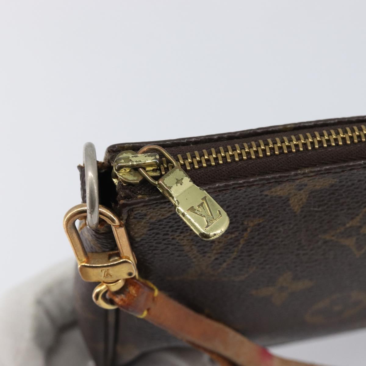 LOUIS VUITTON Monogram Pochette Accessoires Pouch M51980 LV Auth BA15721