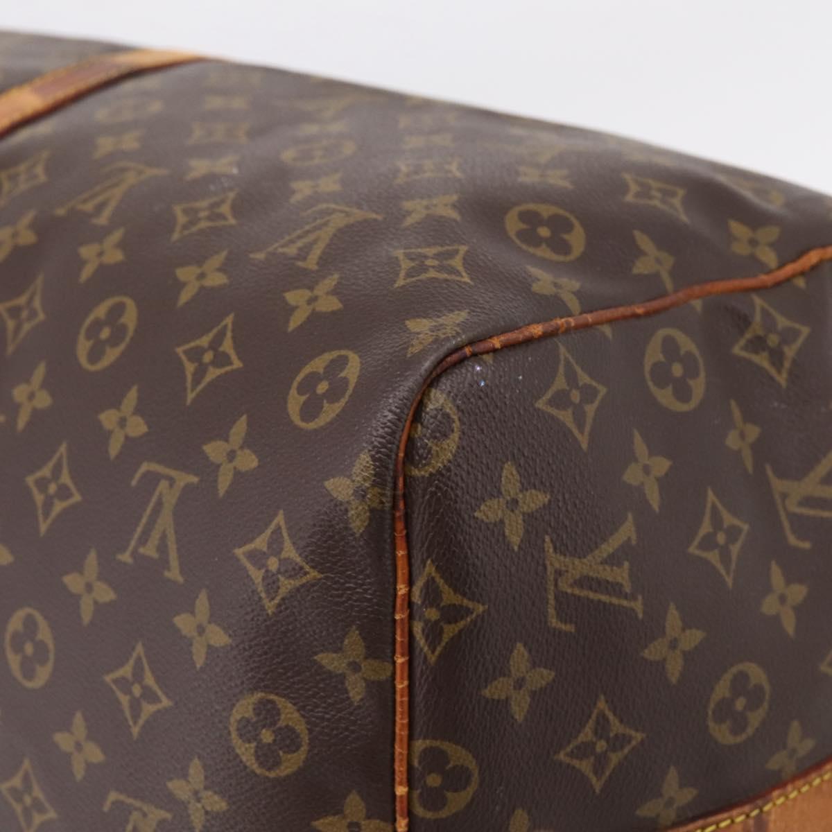 LOUIS VUITTON Monogram Keepall Bandouliere 60 Boston Bag M41412 LV Auth BA15722