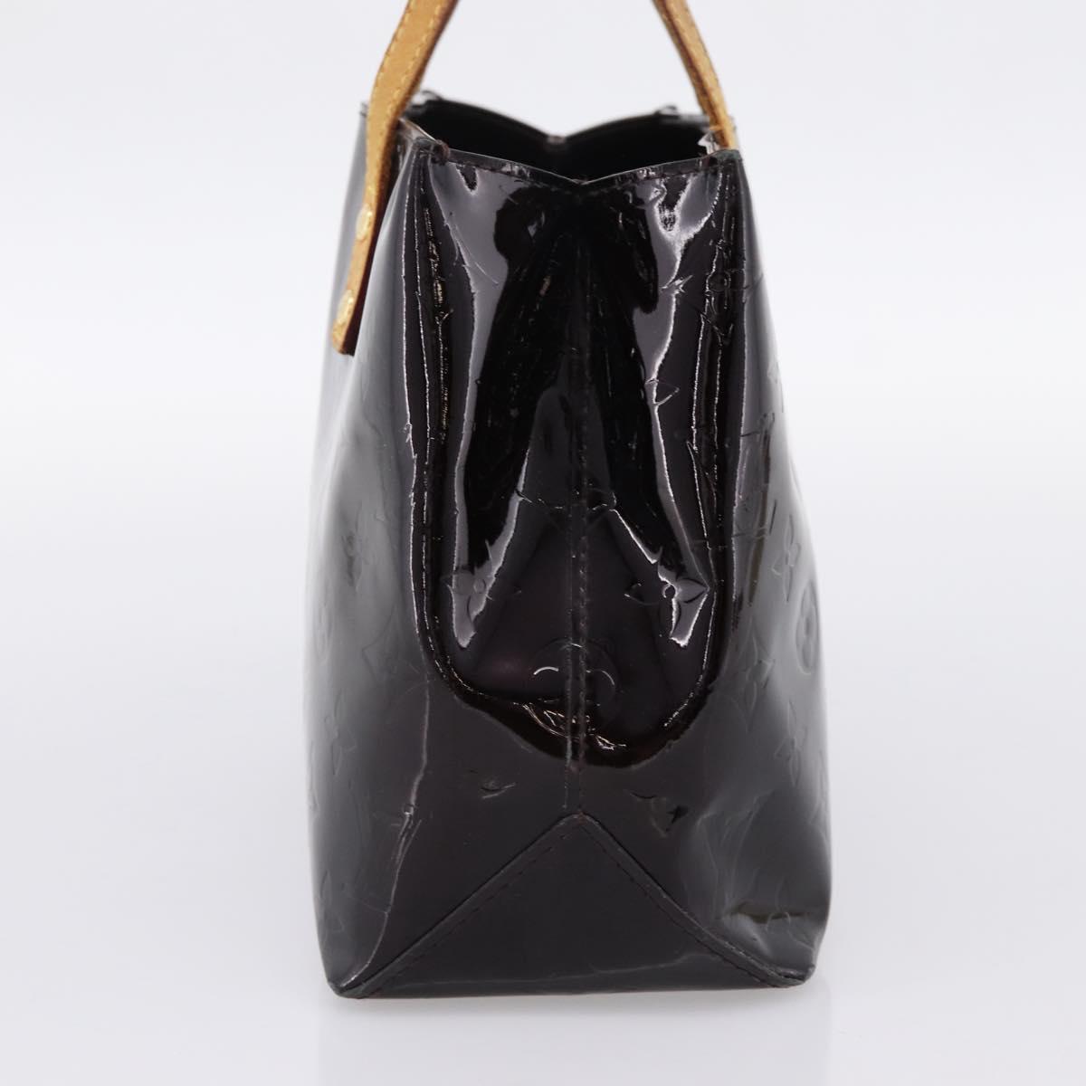 LOUIS VUITTON Monogram Vernis Reade PM Hand Bag Amarante M91993 LV Auth BA15724
