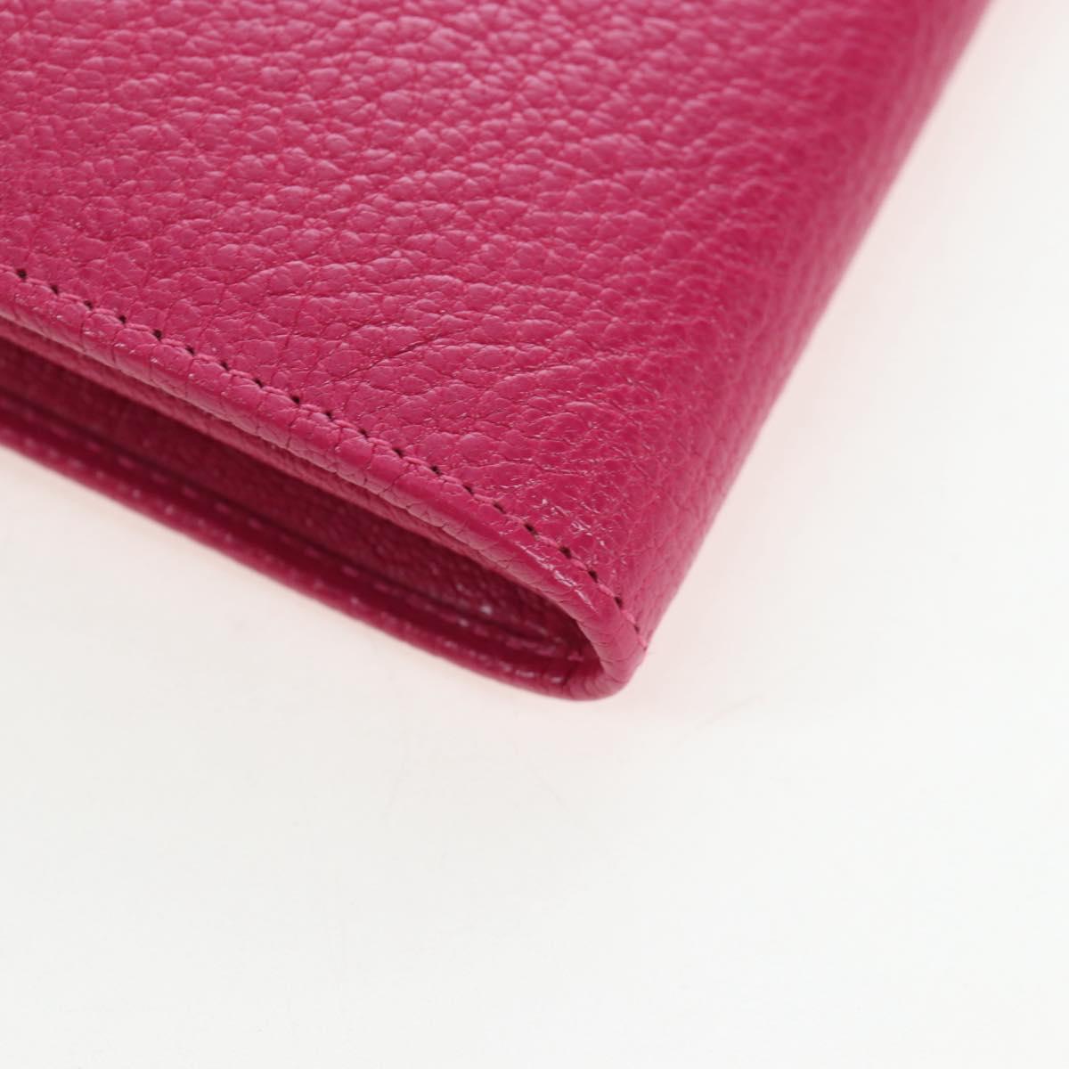 Miu Miu Wallet Leather Pink Auth BA15726V