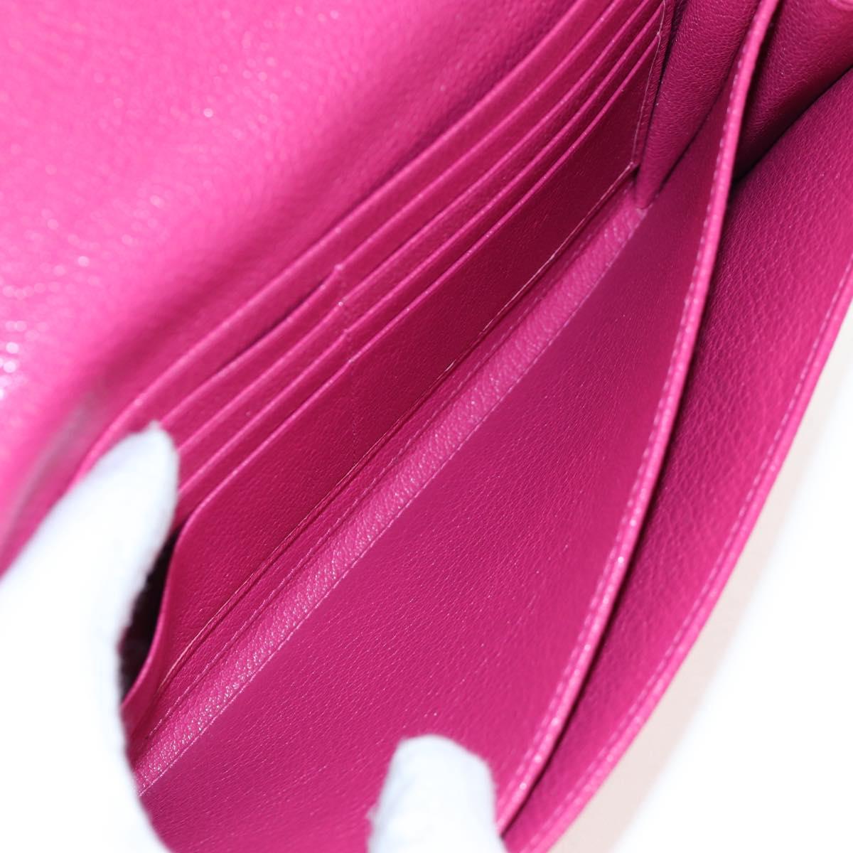 Miu Miu Wallet Leather Pink Auth BA15726V