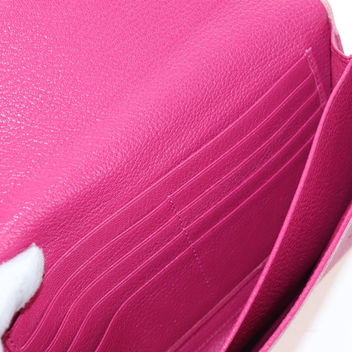 Miu Miu Wallet Leather Pink Auth BA15726V