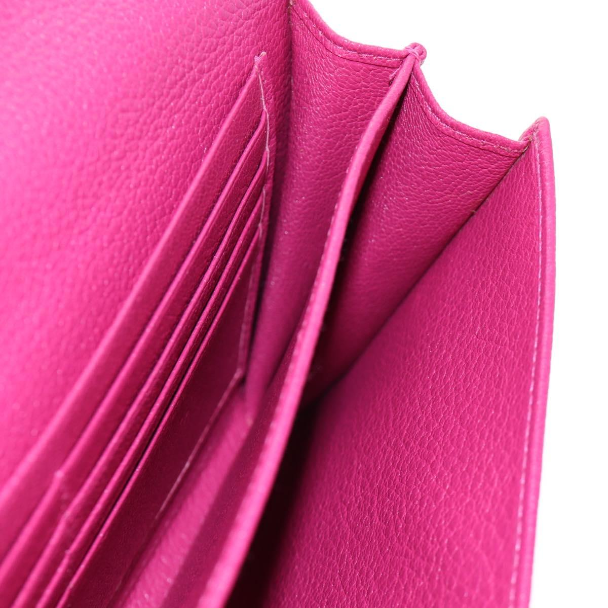 Miu Miu Wallet Leather Pink Auth BA15726V