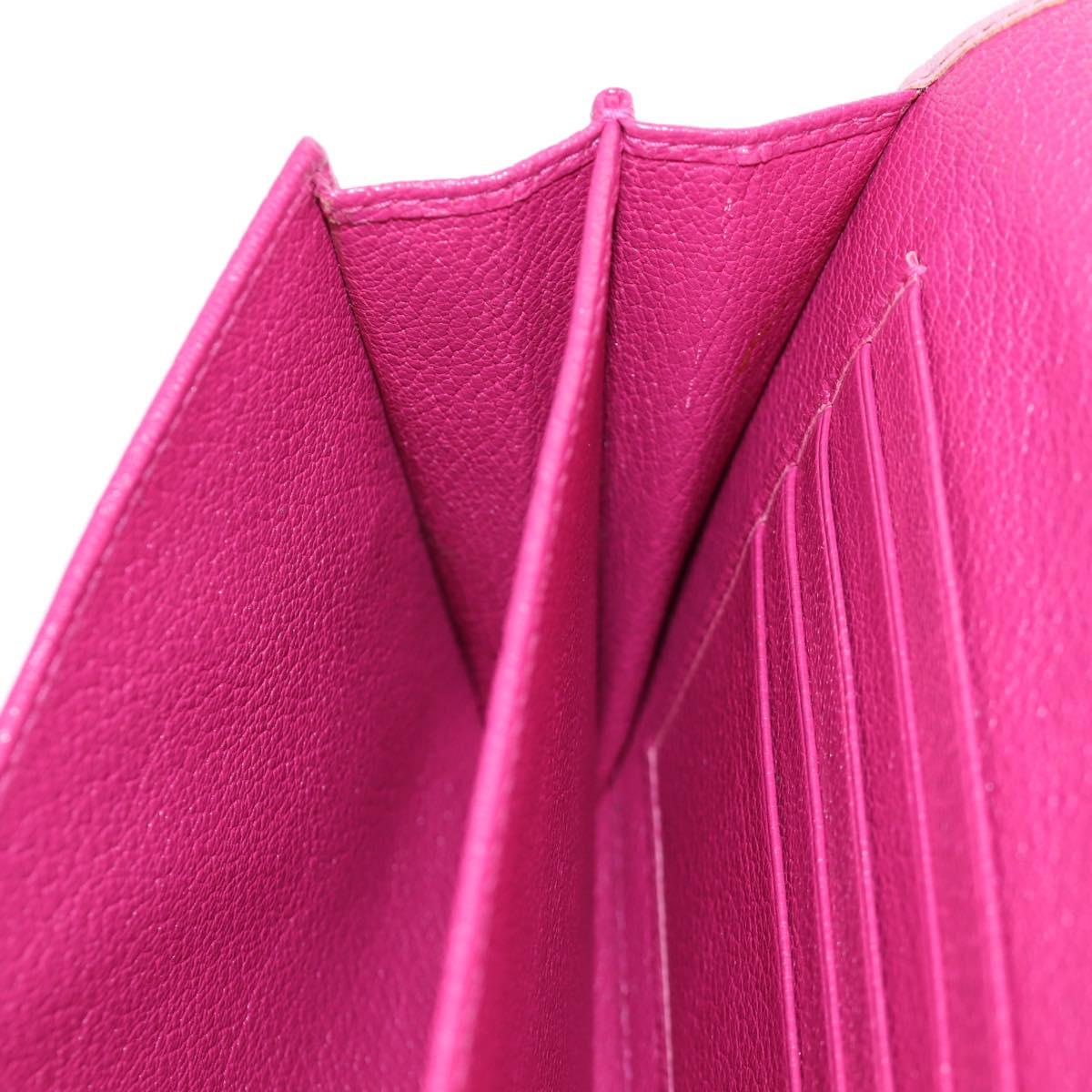 Miu Miu Wallet Leather Pink Auth BA15726V
