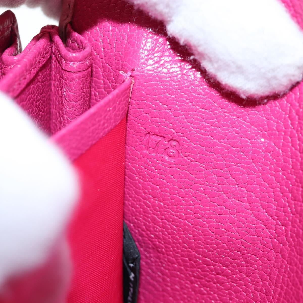 Miu Miu Wallet Leather Pink Auth BA15726V