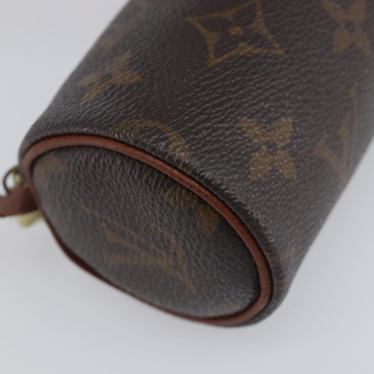 LOUIS VUITTON Monogram Papillon Pouch LV Auth BA15732