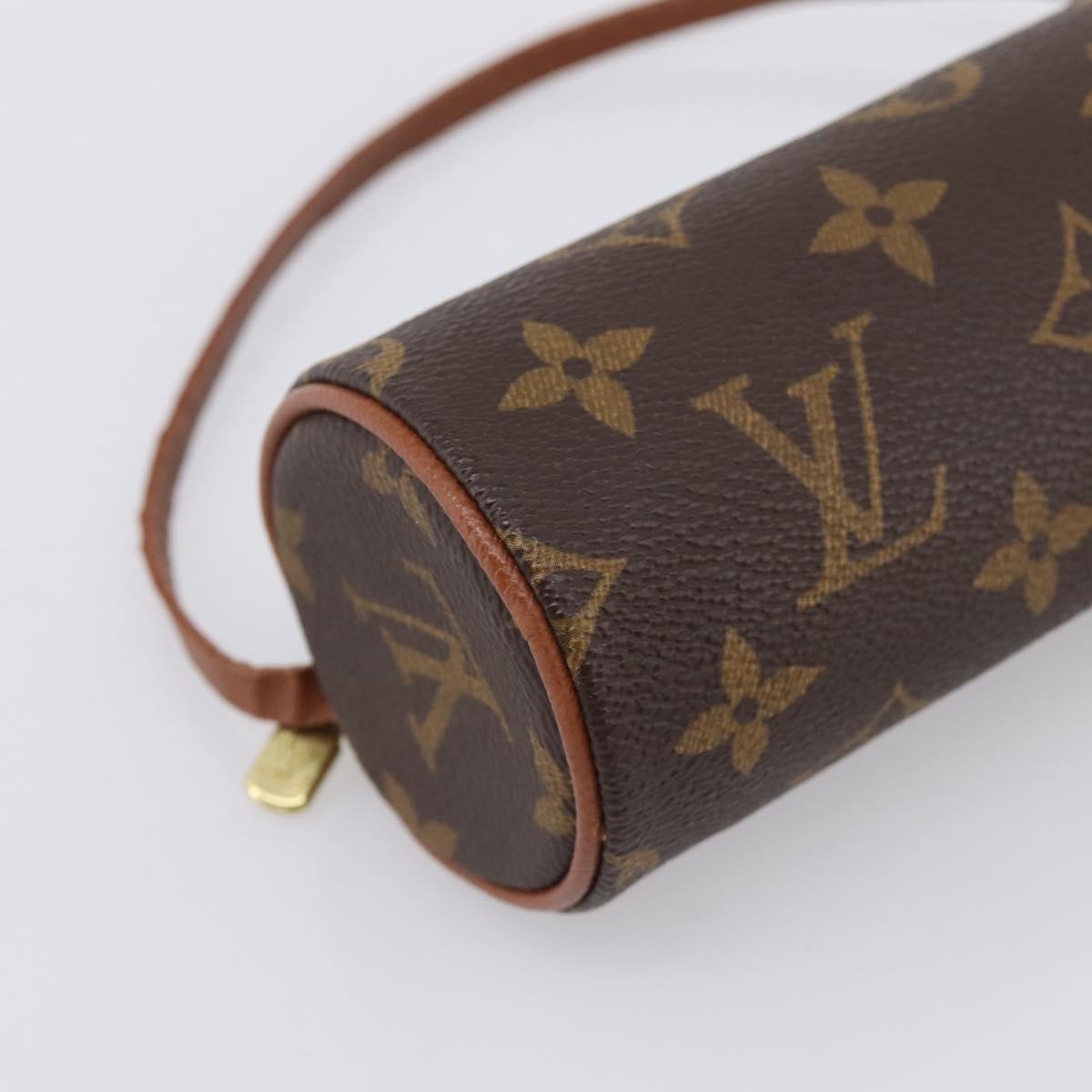 LOUIS VUITTON Monogram Papillon Pouch LV Auth BA15733