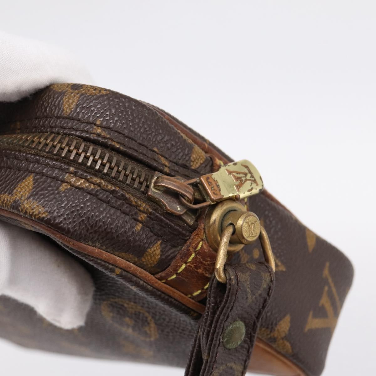 LOUIS VUITTON Monogram Marly Dragonne PM Clutch Bag M51827 LV Auth BA15735