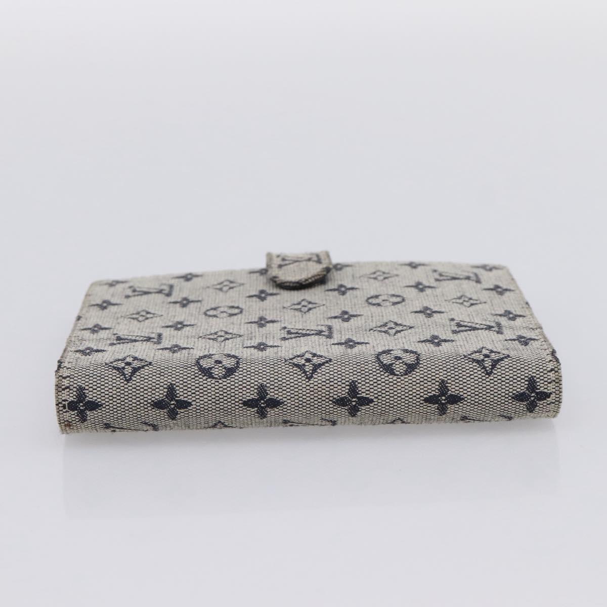 LOUIS VUITTON Monogram Mini Agenda PM Day Planner Cover Blue R20910 Auth BA15743