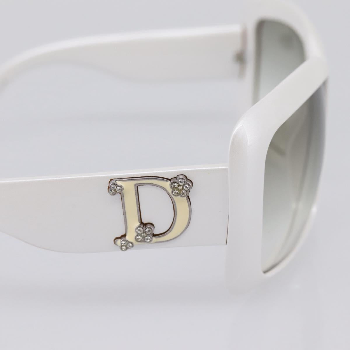 Christian Dior Sunglasses plastic White Auth BA15749