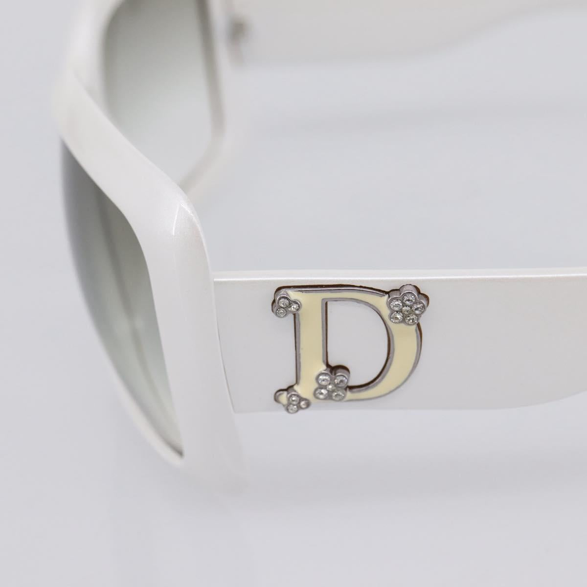 Christian Dior Sunglasses plastic White Auth BA15749