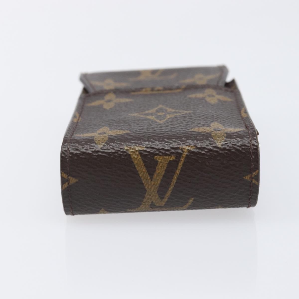 LOUIS VUITTON Damier Ebene Epi Monogram Wallet 3 Set Black LV Auth BA15750