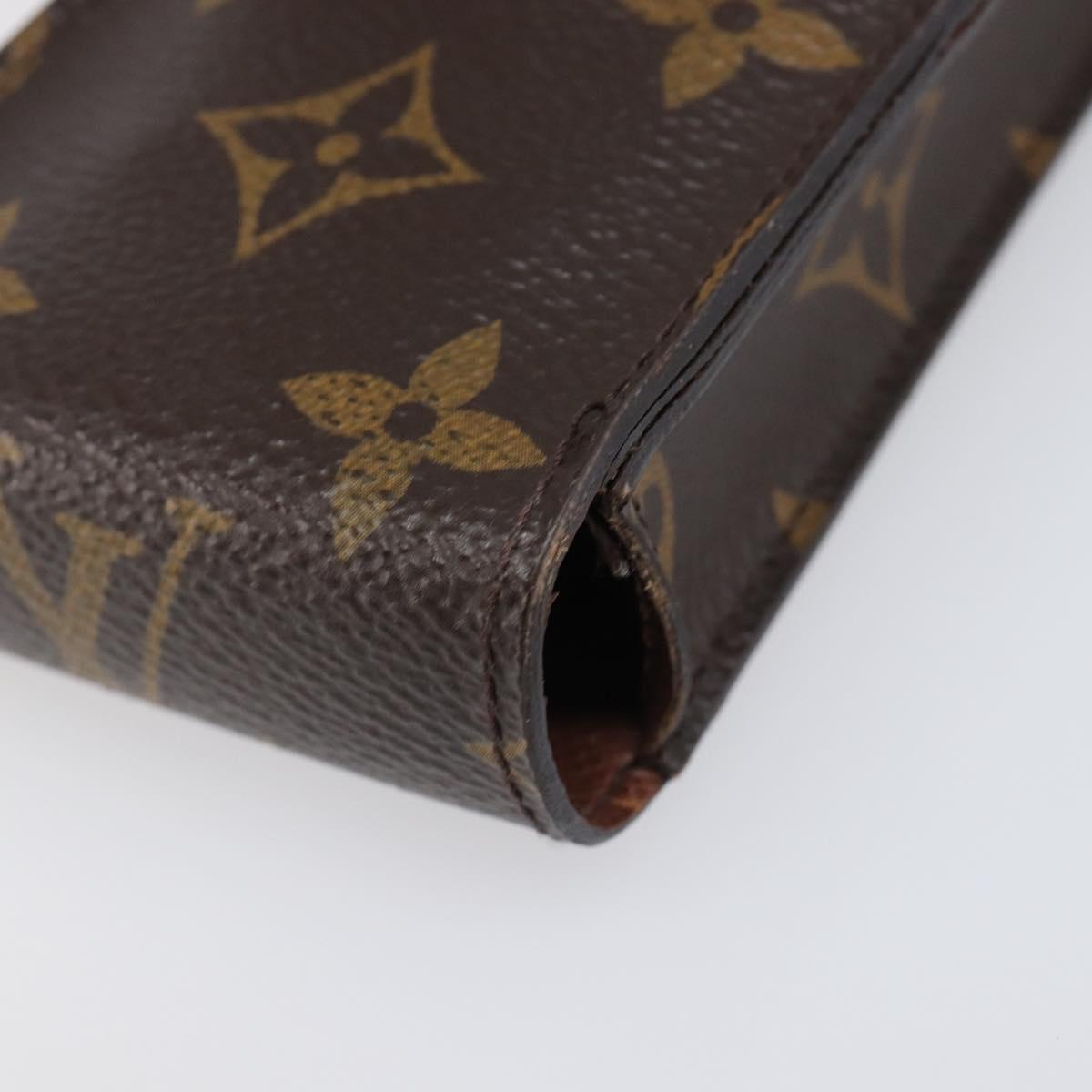LOUIS VUITTON Damier Ebene Epi Monogram Wallet 3 Set Black LV Auth BA15750