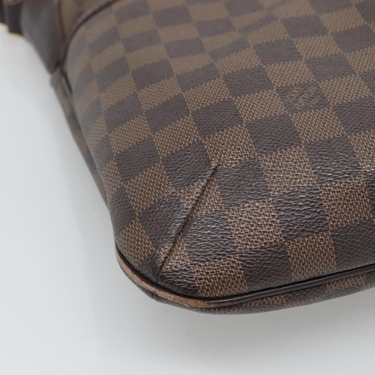 LOUIS VUITTON Damier Ebene Bloomsbury PM Shoulder Bag N42251 LV Auth BA1577