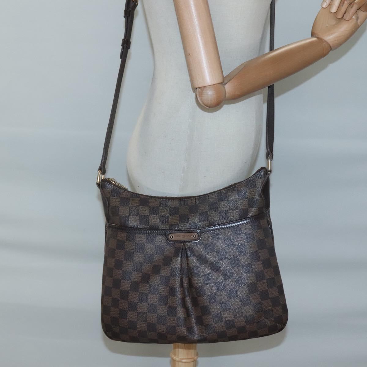 LOUIS VUITTON Damier Ebene Bloomsbury PM Shoulder Bag N42251 LV Auth BA1577
