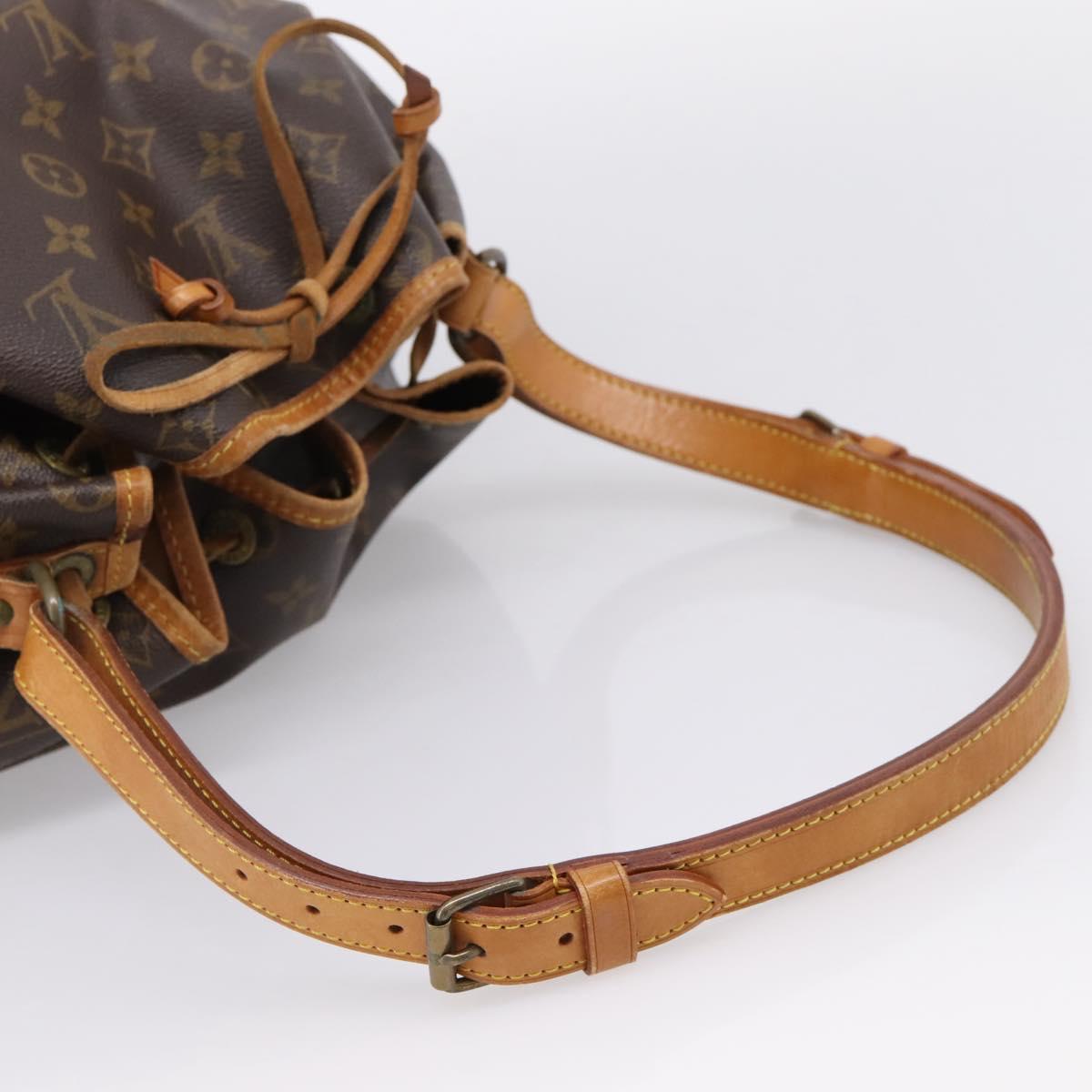LOUIS VUITTON Monogram Noe Shoulder Bag M42224 LV Auth BA15770