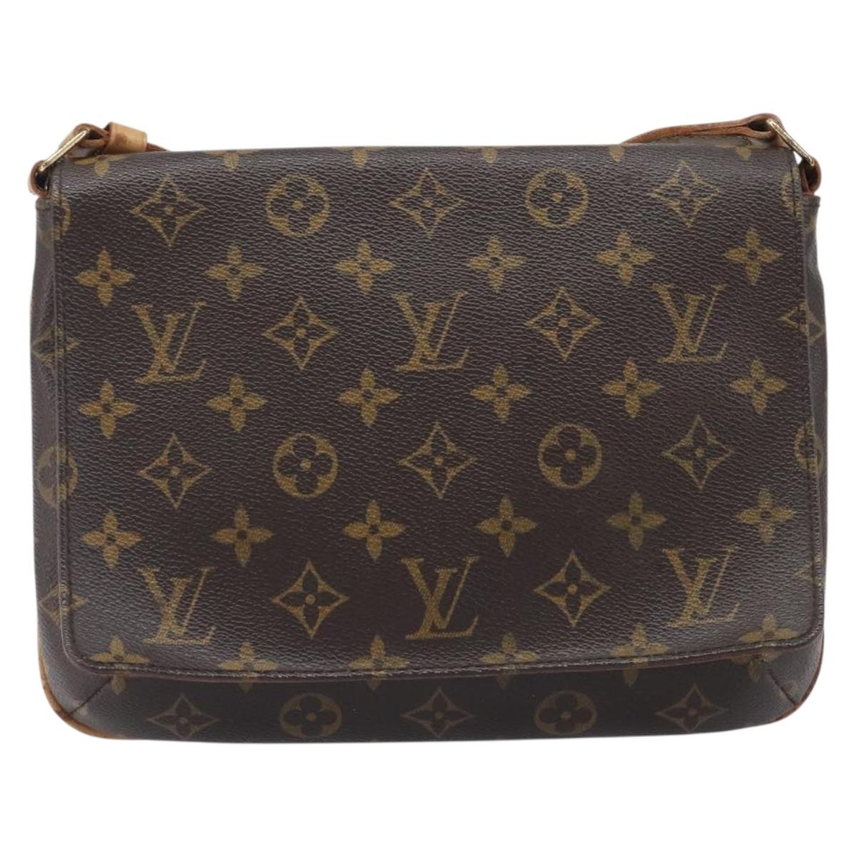 LOUIS VUITTON Monogram Musette Tango Long Strap Bag M51388 LV Auth BA15772
